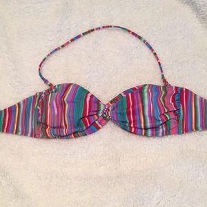 Victoria secret multi colored bathing suit top